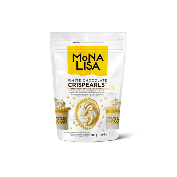 Crispearls Ruby de Chocolate Belga 800g Monalisa - Divina Cereja