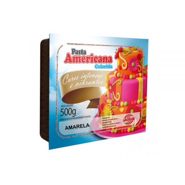 PASTA AMERICANA AMARELA ARCOLOR 500G