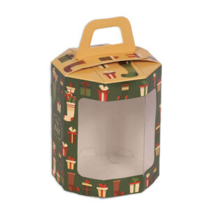 CAIXA PANETONE 103216 OCTAGONAL 100G