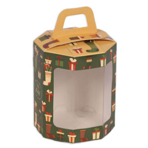 CAIXA PANETONE 103220 OCTAGONAL 500G
