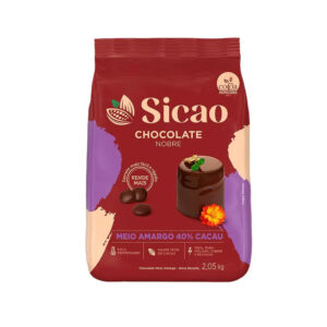 GOTA CHOCOLATE NOBRE SICAO MEIO AMARGO 40% 2.05 KG