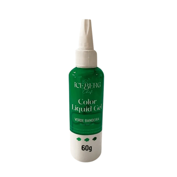 CORANTE GEL VERDE BANDEIRA ICEBERG 60G