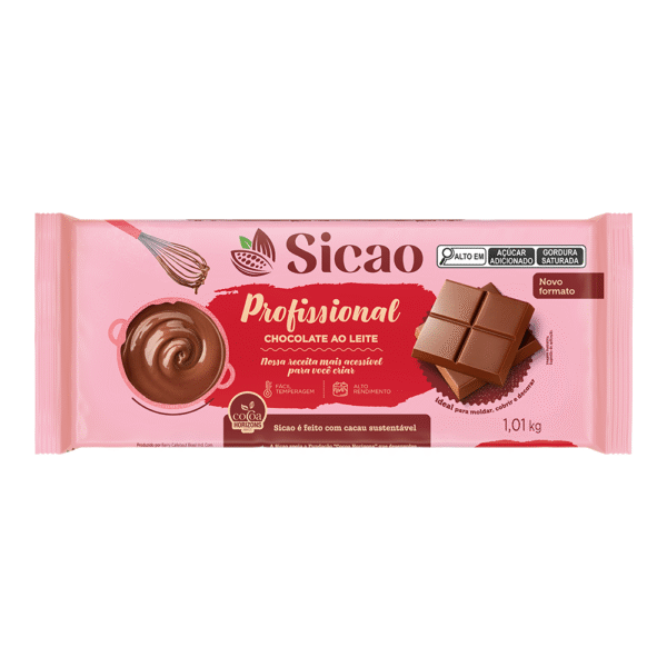 CHOCOLATE AO LEITE PROFISSIONAL BARRA 1,01KG