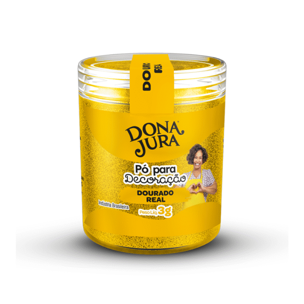 PO DECORACAO DONA JURA DOURADO REAL 3G