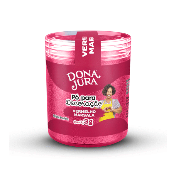 PO DECORACAO DONA JURA VERMELHO MARSALA 3G