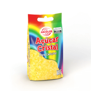 AÇÚCAR COLORIDO AMARELO ARCOLOR 80G