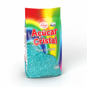 AÇÚCAR COLORIDO AZUL ARCOLOR 500G