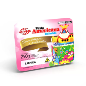 PASTA AMERICANA LARANJA ARCOLOR 250G