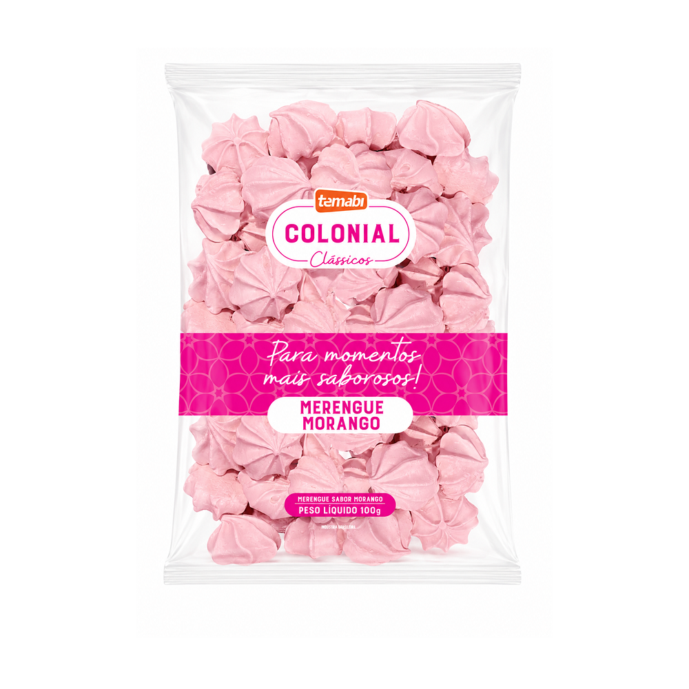 MERENGUE TEMABI MORANGO 100G