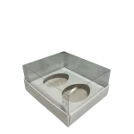 CX PÁSCOA 2 CAVIDADE 100G BRANCA REF 122535 122526