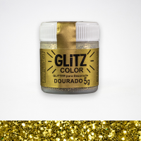 glitz glitter dourado fab 5g