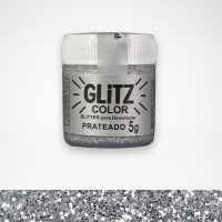 glitz glitter prateado fab 5g